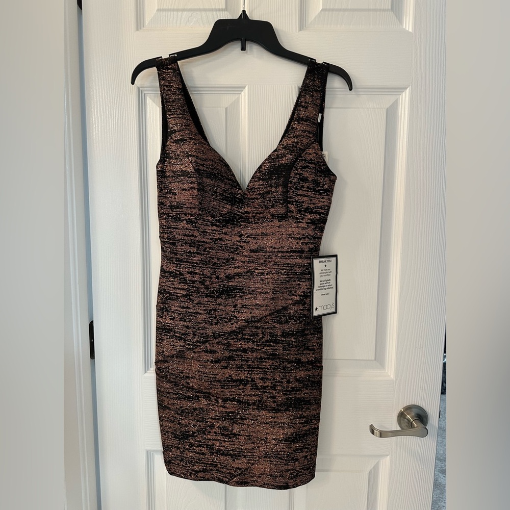 Emerald Sundae Black Dress with Glitter size Medium New with tags